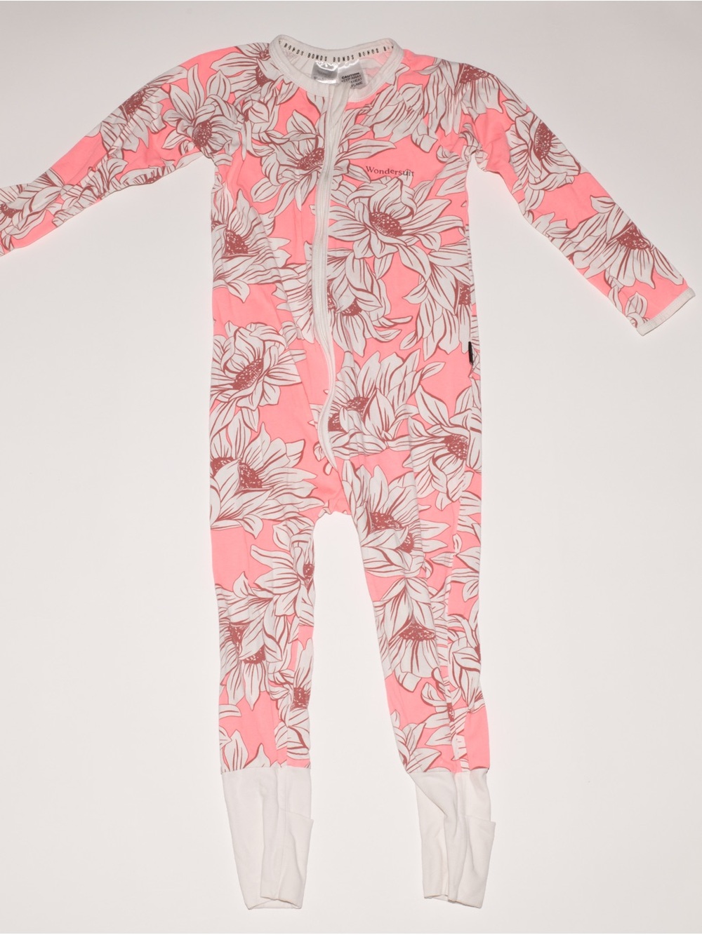 Bonds Zip Wondersuit Zippy Pajamas | Pink floral